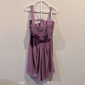 Lilac bridesmaid dress